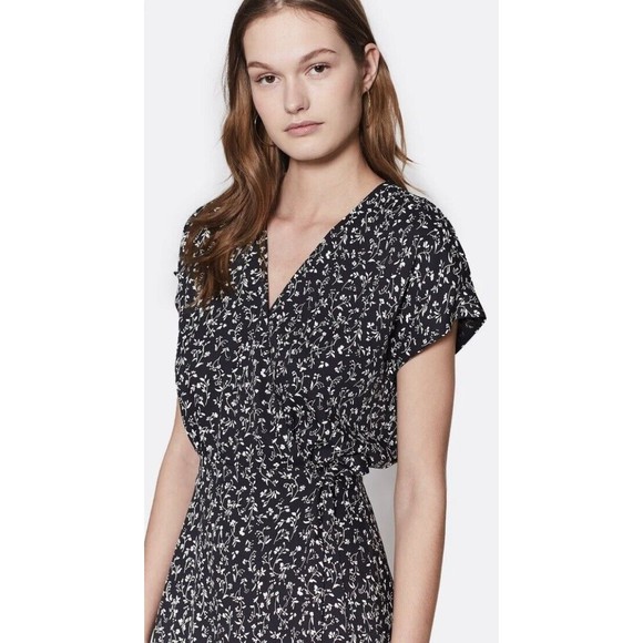 Womens Size S Joie Bethwyn B Silk Wrap Dress NWT - Picture 2 of 10